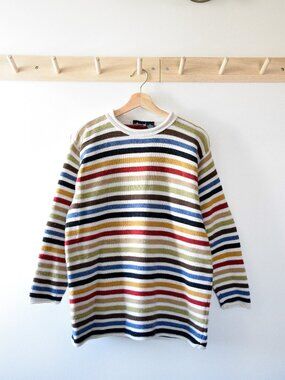Vintage Liz sport multicolour striped sweater